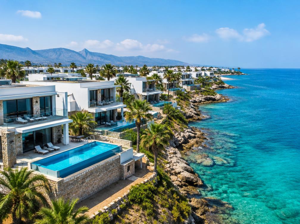 Akdeniz kıyısında lüks villa projeleri